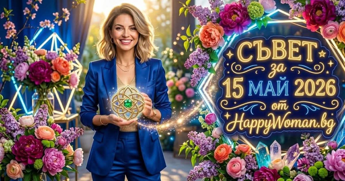 Петъчен съвет (15 май): Как Рак и Скорпион да се освободят от стреса Мъдър Съвет за 15 Май 2026 - Твоят петъчен триумф