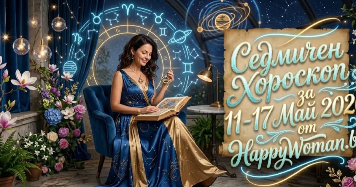 Седмичен Хороскоп за 11 - 17 Май 2026 Седмичен Хороскоп за 11 – 17 Май 2026