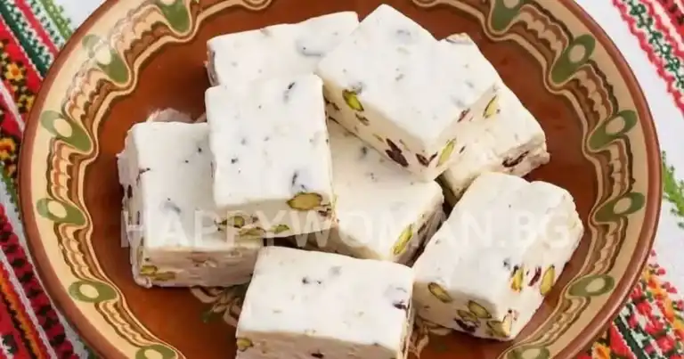 Начало Вкусна бяла нуга халва