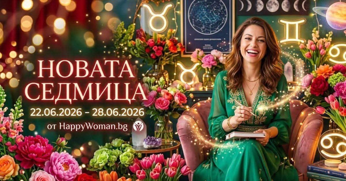 Чудо невиждано! Уникален КЪСМЕТ през НОВАТА СЕДМИЦА 22.06.2026 - 28.06.2026 за тези 5 зодии НОВАТА СЕДМИЦА 22.06.2026 - 28.06.2026: Твоят звезден миг