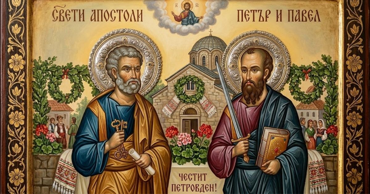 Кога е Петровден 2026? Всичко за обичаите и коя икона трябва да имате в дома си за здраве през лятото Християнска икона на светиите Петър и Павел, чийто празник ни напомня кога е Петровден 2026 година
