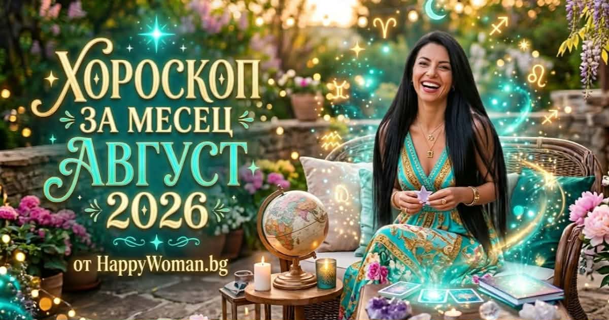 Месечен Хороскоп за Август 2026: Време за смели решения и нов късмет Месечен Хороскоп за Август 2026: Силно начало и успехи
