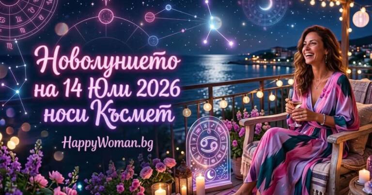 Начало Новолунието на 14 Юли 2026 носи Мощни промени и Успех за няколко зодии