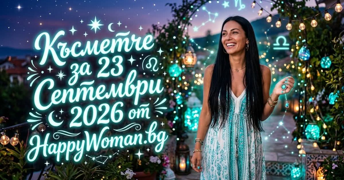 Късметче за 23 Септември 2026 Късметче за 23 Септември 2026: Голямо чудо за душата