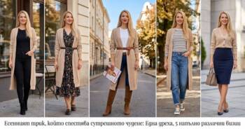 Една дреха, 5 напълно различни визии за всеки нов ден