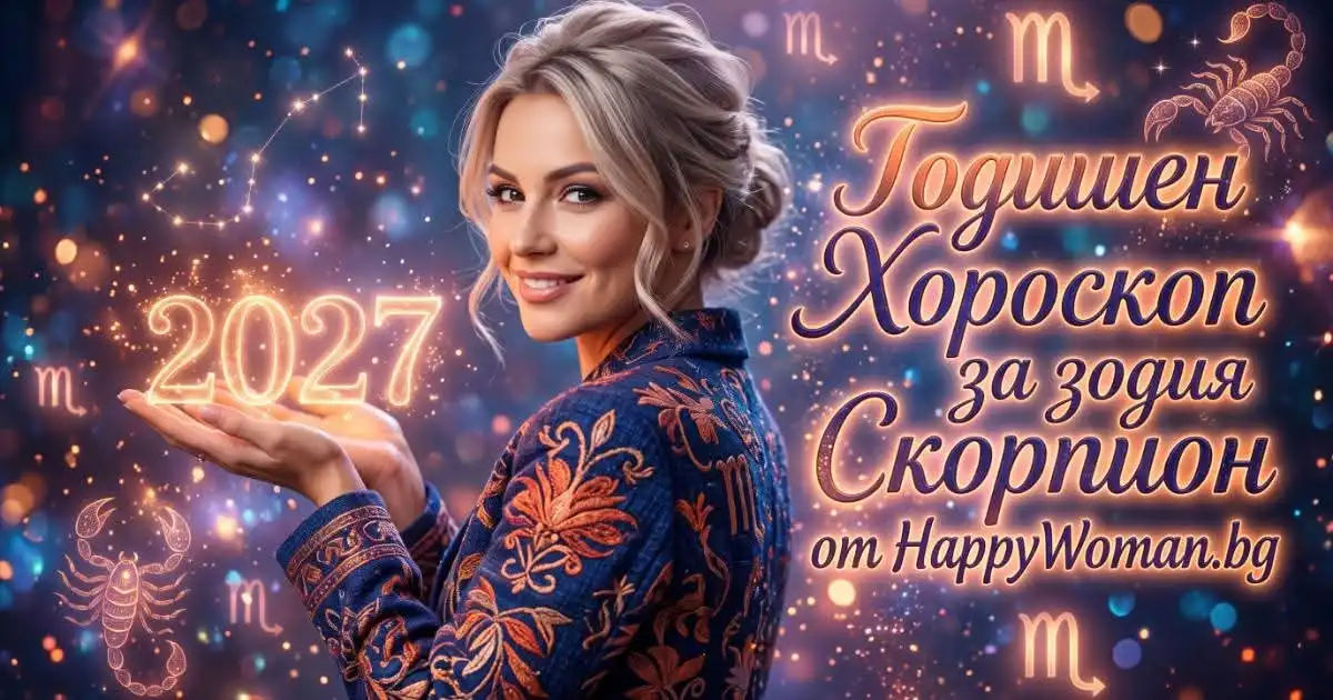 Годишен Хороскоп за 2027 за зодия Скорпион Годишен хороскоп за 2027 за зодия Скорпион. Открий силата в себе си