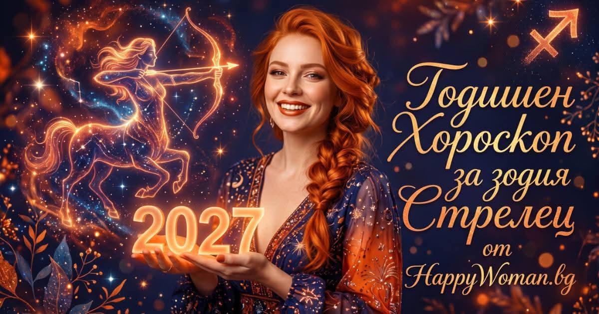 Годишен Хороскоп за 2027 за зодия Стрелец Годишен Хороскоп за 2027 за зодия Стрелец: Открий магията