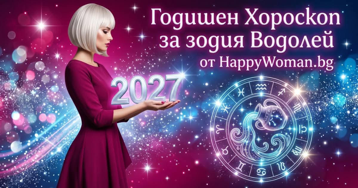 Годишен Хороскоп за 2027 за зодия Водолей Годишен хороскоп за 2027 за зодия Водолей