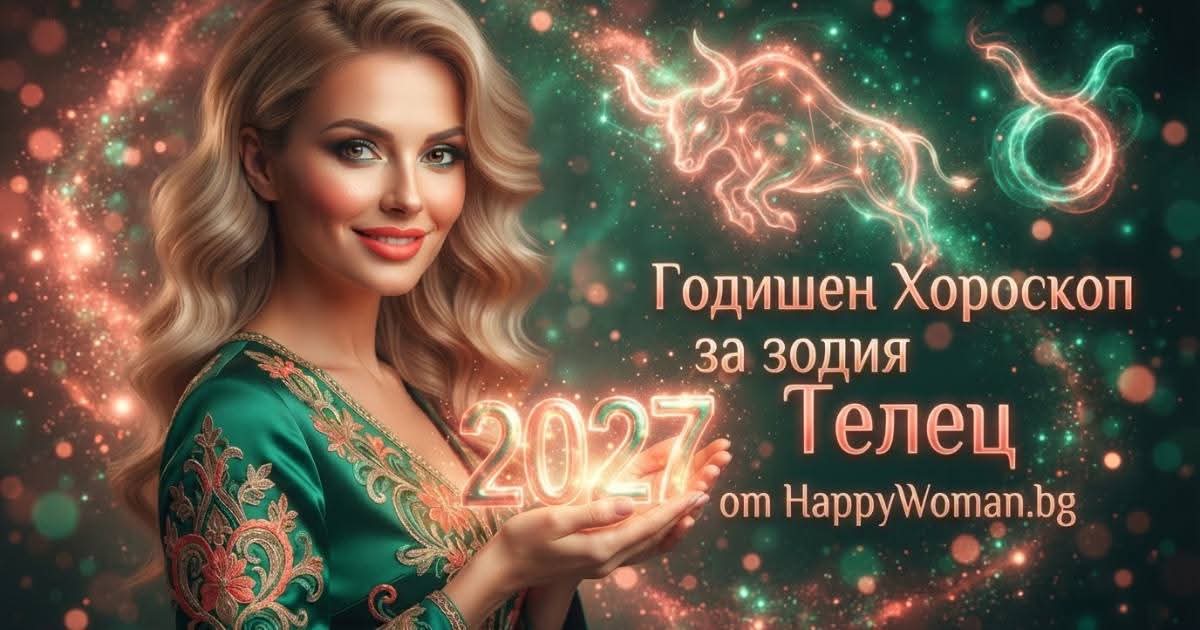 Годишен Хороскоп за 2027 за зодия Телец Годишен Хороскоп за 2027 за зодия Телец: Съдбовни обрати!