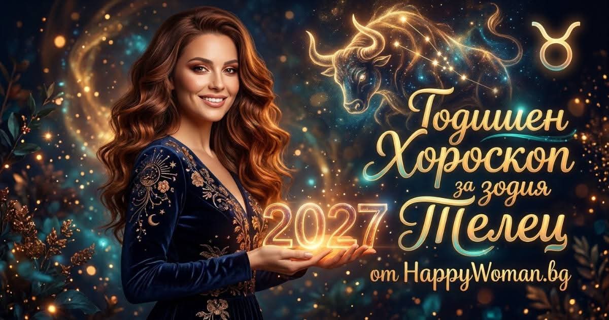 Годишен Хороскоп за 2027 за зодия Телец Годишен Хороскоп за 2027 за зодия Телец: Звездни съвети