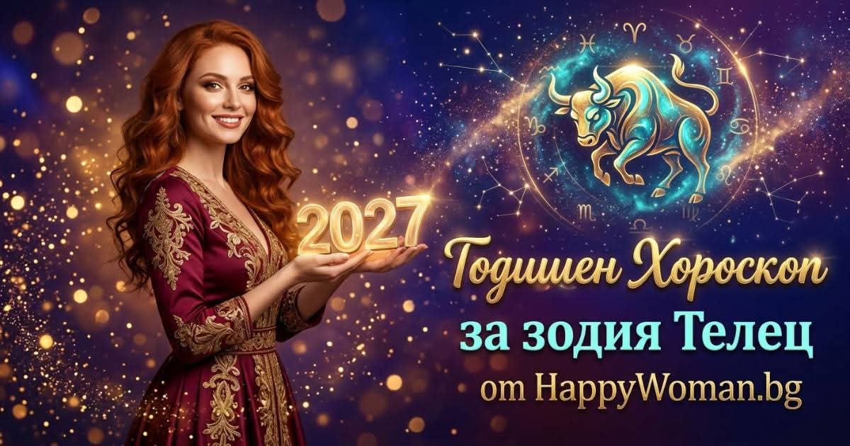 Годишен Хороскоп за 2027 за зодия Телец Годишен хороскоп 2027 за Телец: Година на успеха