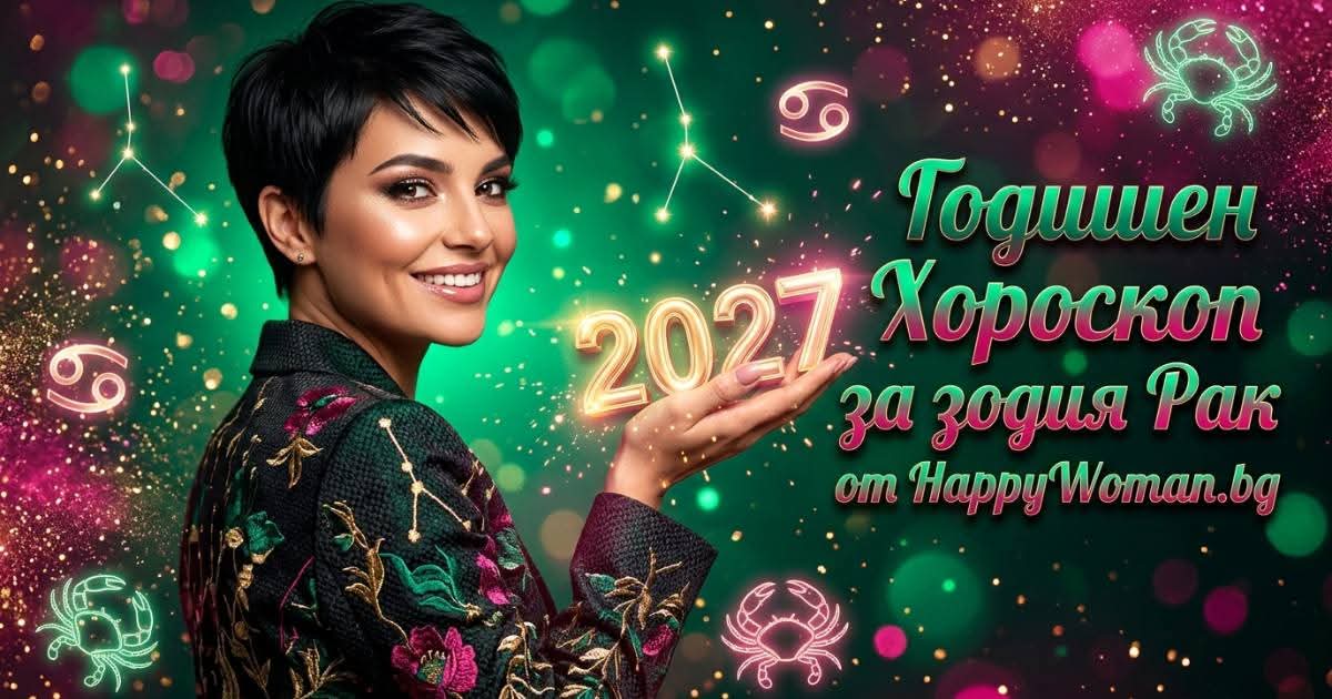 Годишен Хороскоп за 2027 за зодия Рак Кариерен годишен хороскоп за 2027 за зодия Рак: Смели стъпки