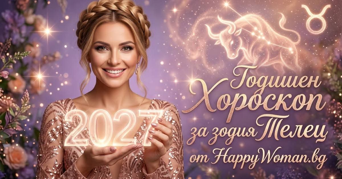 Годишен Хороскоп за 2027 за зодия Телец Любовен Годишен Хороскоп за 2027 за зодия Телец