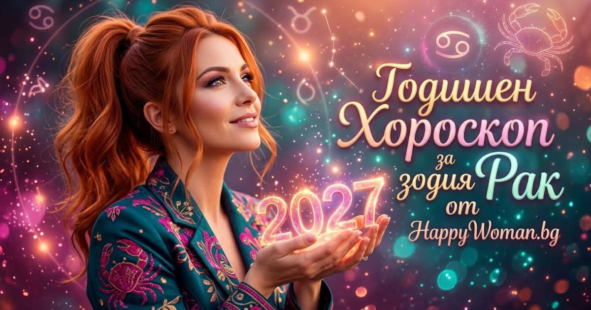 Годишен Хороскоп за 2027 за зодия Рак Любовен годишен хороскоп за 2027 за зодия Рак: Вярност и дом