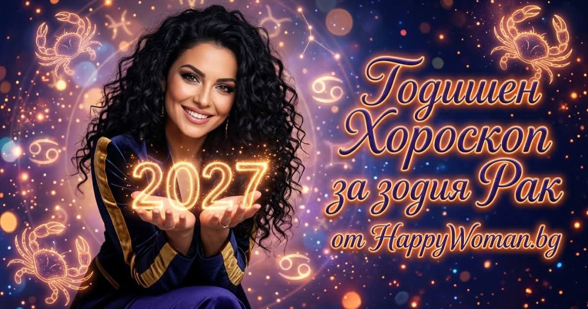 Годишен Хороскоп за 2027 за зодия Рак Годишен хороскоп за 2027 за зодия Рак: Период на късмет
