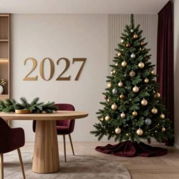 Новогодишна украса 2027: цветове, материали и тенденции за празничния дом Новогодишна украса 2027: цветове, материали и тенденции за празничния дом