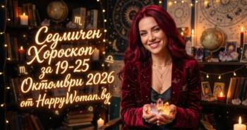 Начало Седмичен Хороскоп за 19-25 октомври 2026
