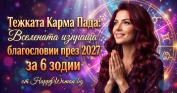 Начало Тежката Карма Пада: Вселената изпраща благословии през 2027 за 6 зодии