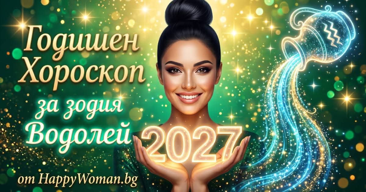 Годишен Хороскоп за 2027 за зодия Водолей Здравен годишен хороскоп за 2027 за зодия Водолей