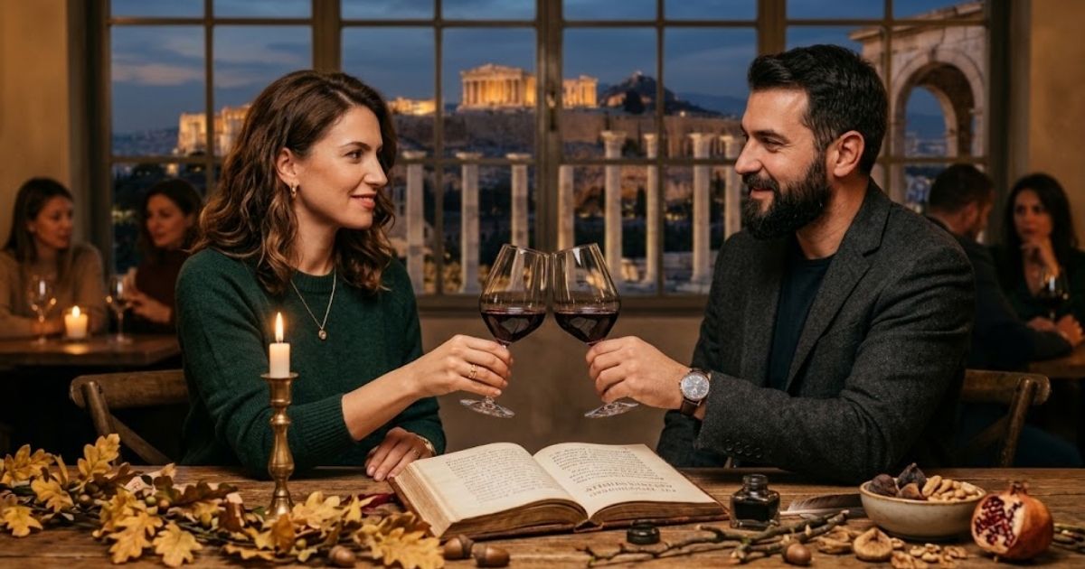 3 ΠΎΠΊΡΠΎΠΌΠ²ΡΠΈ ΠΈΠΌΠ΅Π½ Π΄Π΅Π½: ΠΠ΅ΠΎΠ±ΠΈΡΠ°ΠΉΠ½ΠΈΡΡ ΠΏΡΠ°Π·Π½ΠΈΠΊ, ΠΊΠΎΠΉΡΠΎ ΠΏΠΎΠ»ΠΈΠ²Π°ΠΌΠ΅ Ρ Ρ
ΡΠ±Π°Π²ΠΎ Π²ΠΈΠ½ΠΎ ΠΈ ΡΡΠΈΠ»Π΅Π½ ΠΏΠΎΠ΄Π°ΡΡΠΊ ΠΡΠΆ ΠΈ ΠΆΠ΅Π½Π° Ρ ΡΠ°ΡΠΈ Π²ΠΈΠ½ΠΎ ΠΏΡΠ΅Π΄ ΠΈΠ·Π³Π»Π΅Π΄ ΠΊΡΠΌ ΠΠΊΡΠΎΠΏΠΎΠ»Π° ΠΎΡΠ±Π΅Π»ΡΠ·Π²Π°Ρ 3 ΠΎΠΊΡΠΎΠΌΠ²ΡΠΈ, ΠΈΠΌΠ΅Π½ Π΄Π΅Π½, ΠΊΠΎΠΉΡΠΎ ΠΏΡΠ°Π·Π½ΡΠ²Π°ΠΌΠ΅ Π² Π½Π°ΡΠ°Π»ΠΎΡΠΎ Π½Π° ΠΌΠ΅ΡΠ΅ΡΠ°